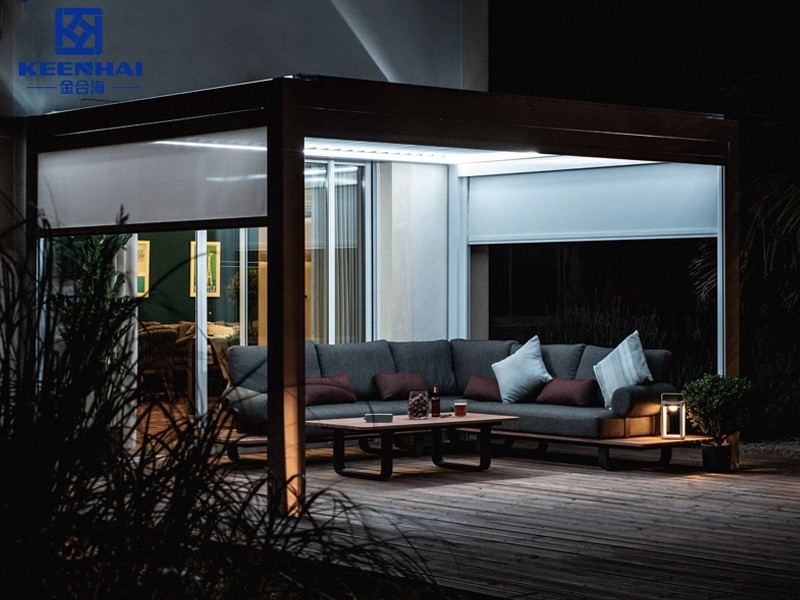 Aluminum pergola house