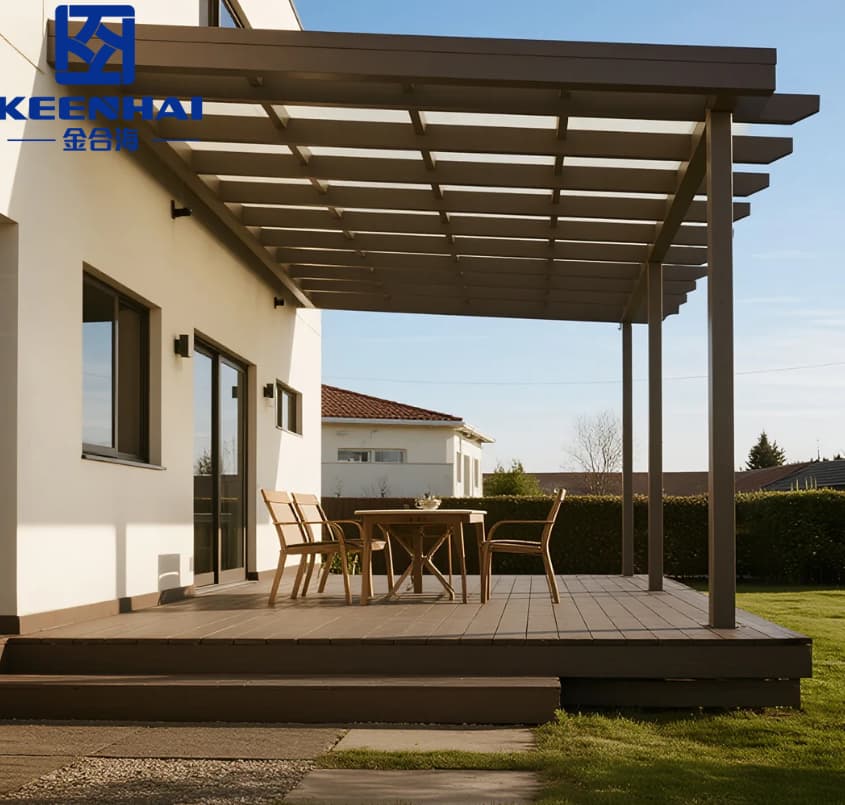 prefabricated aluminum pergola