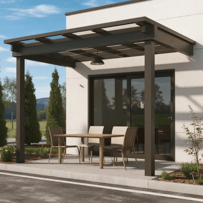 Aluminum pergola house