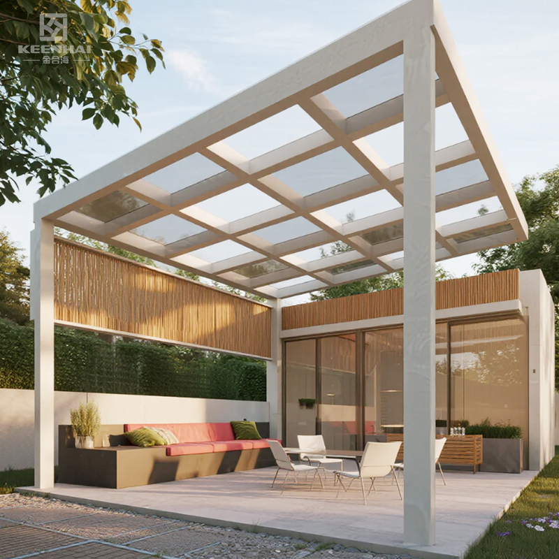 Aluminum pergola house
