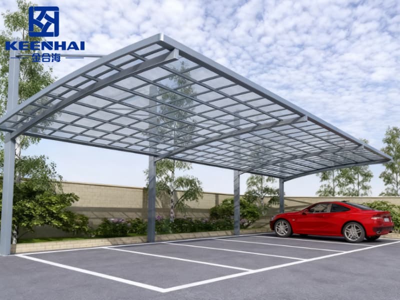 Flat Roof PC Carport