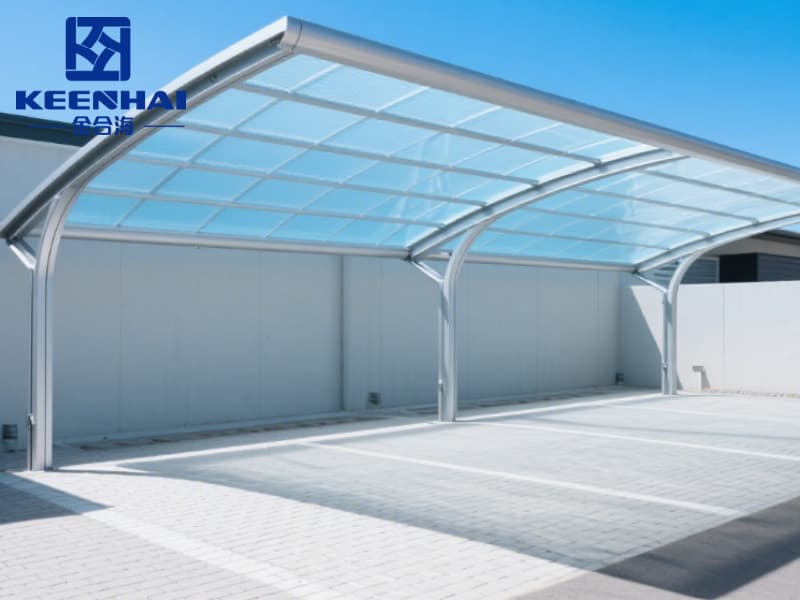 UV-Protected PC Carport