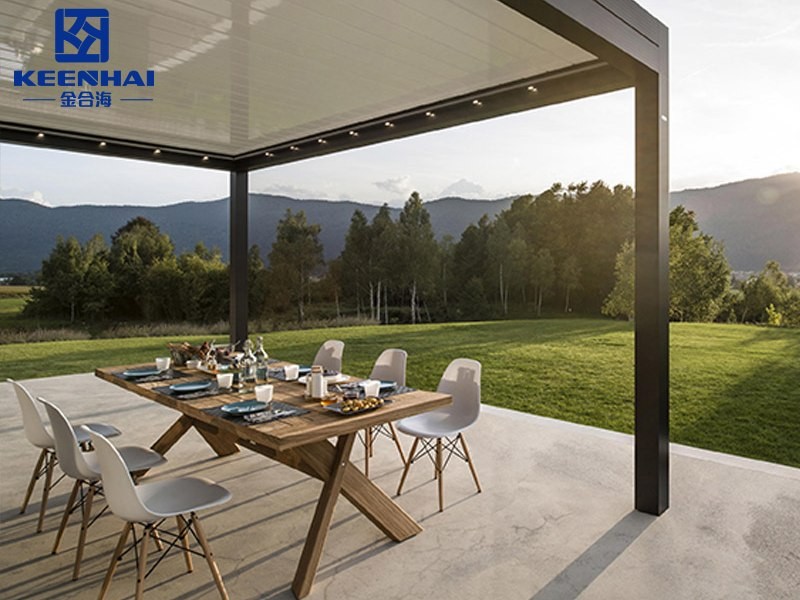 Aluminum pergola house