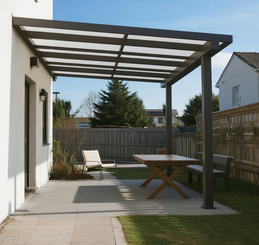 premium aluminum pergola house