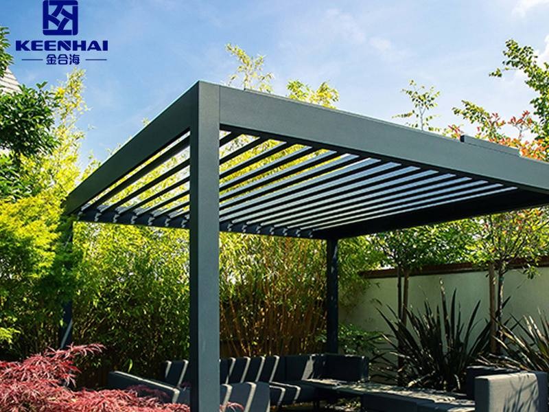 Aluminum pergola house