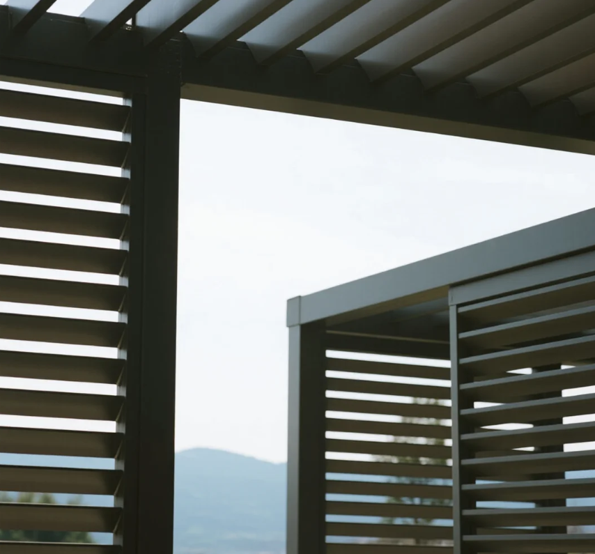 Aluminum pergola house