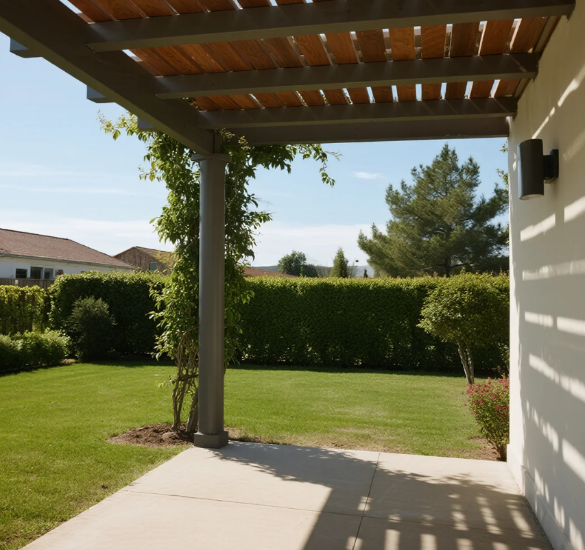 aluminum pergola house