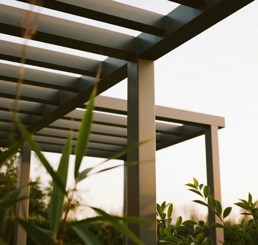 aluminum pergola house