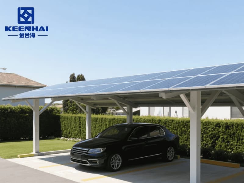 Freestanding Solar Aluminum Carport