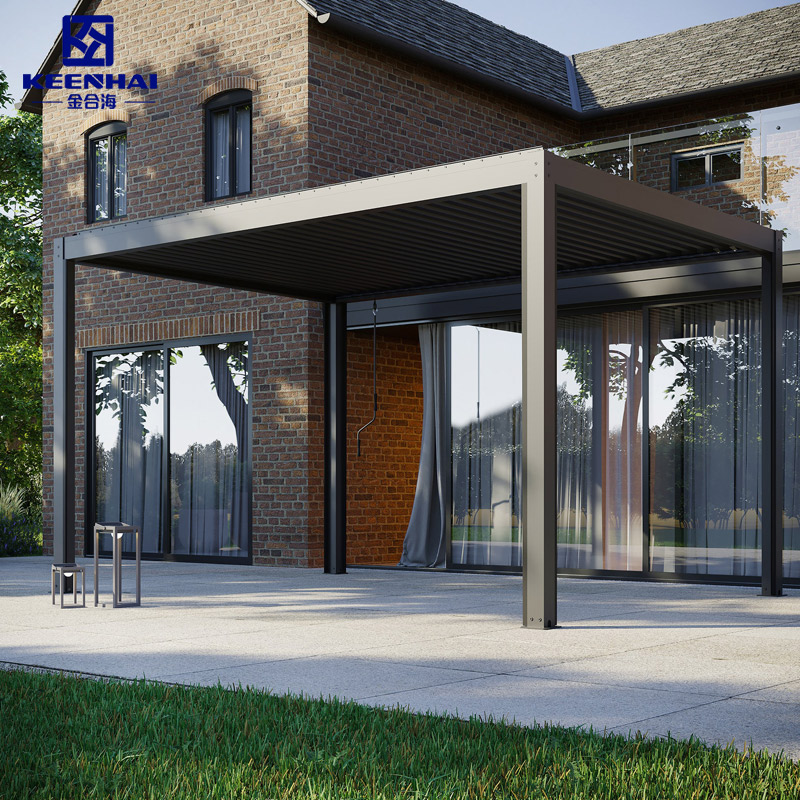 a permanent hard-roof pavilion