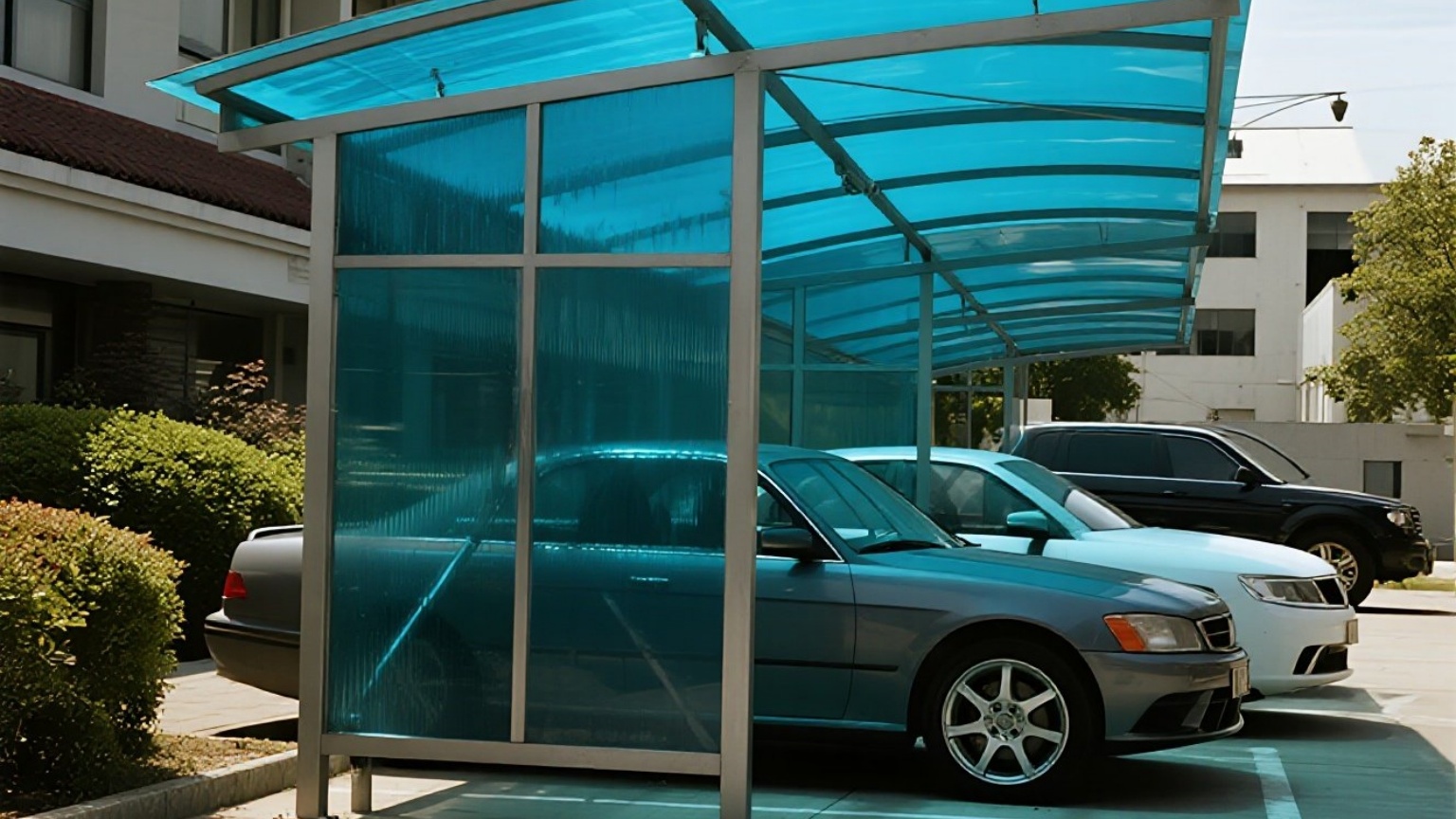 Aluminum car shelter