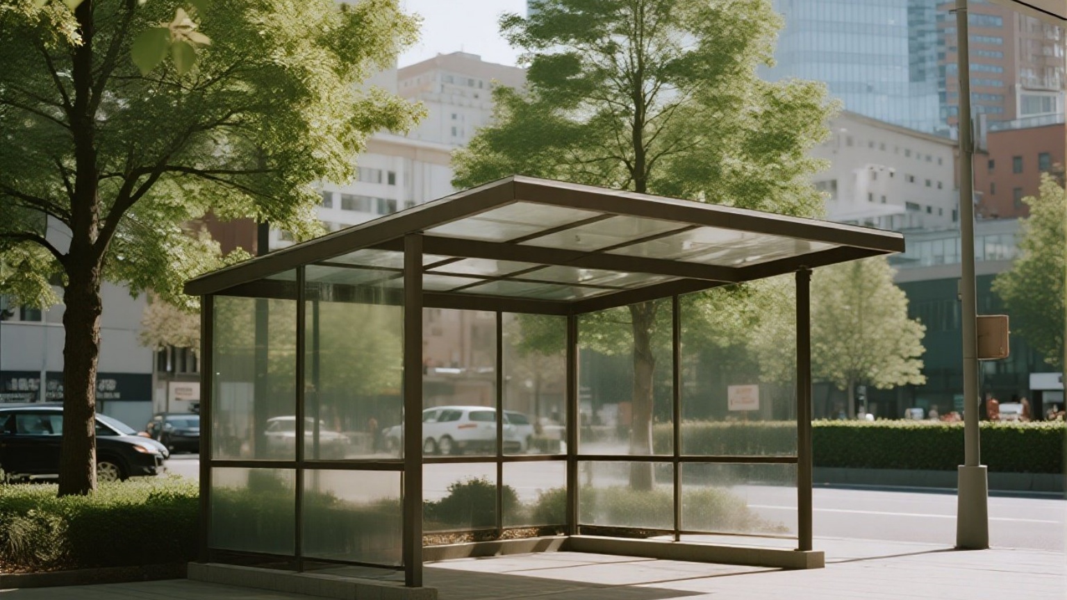 Balcony aluminum car shelter