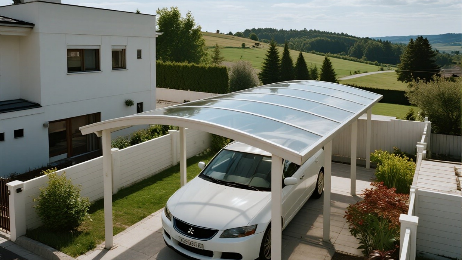 Aluminum car shelter bundle