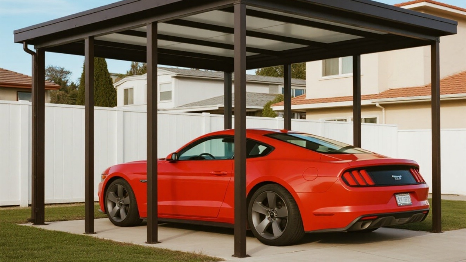  Heavy-duty car shelter variety