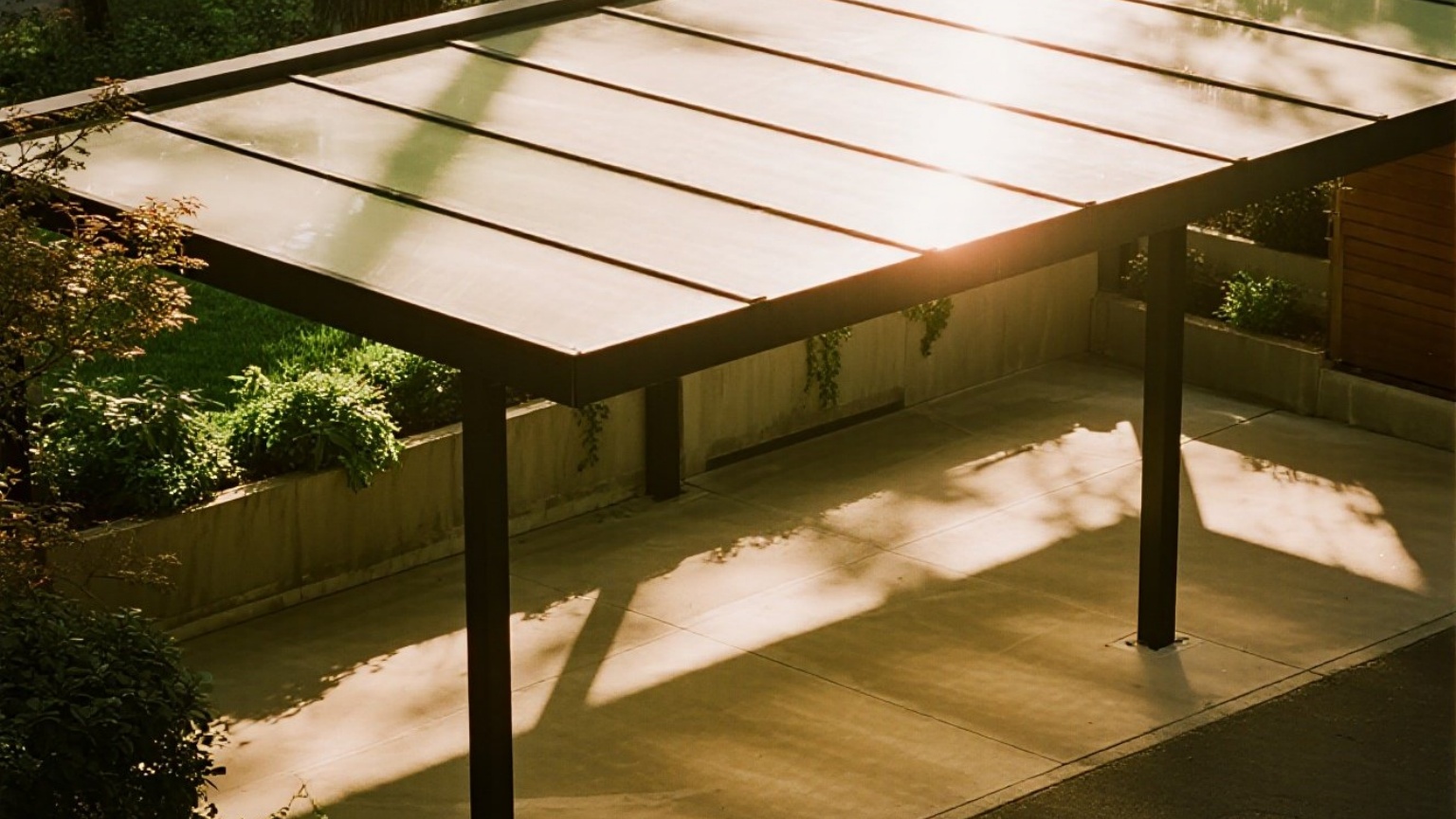 Decorative car shelter