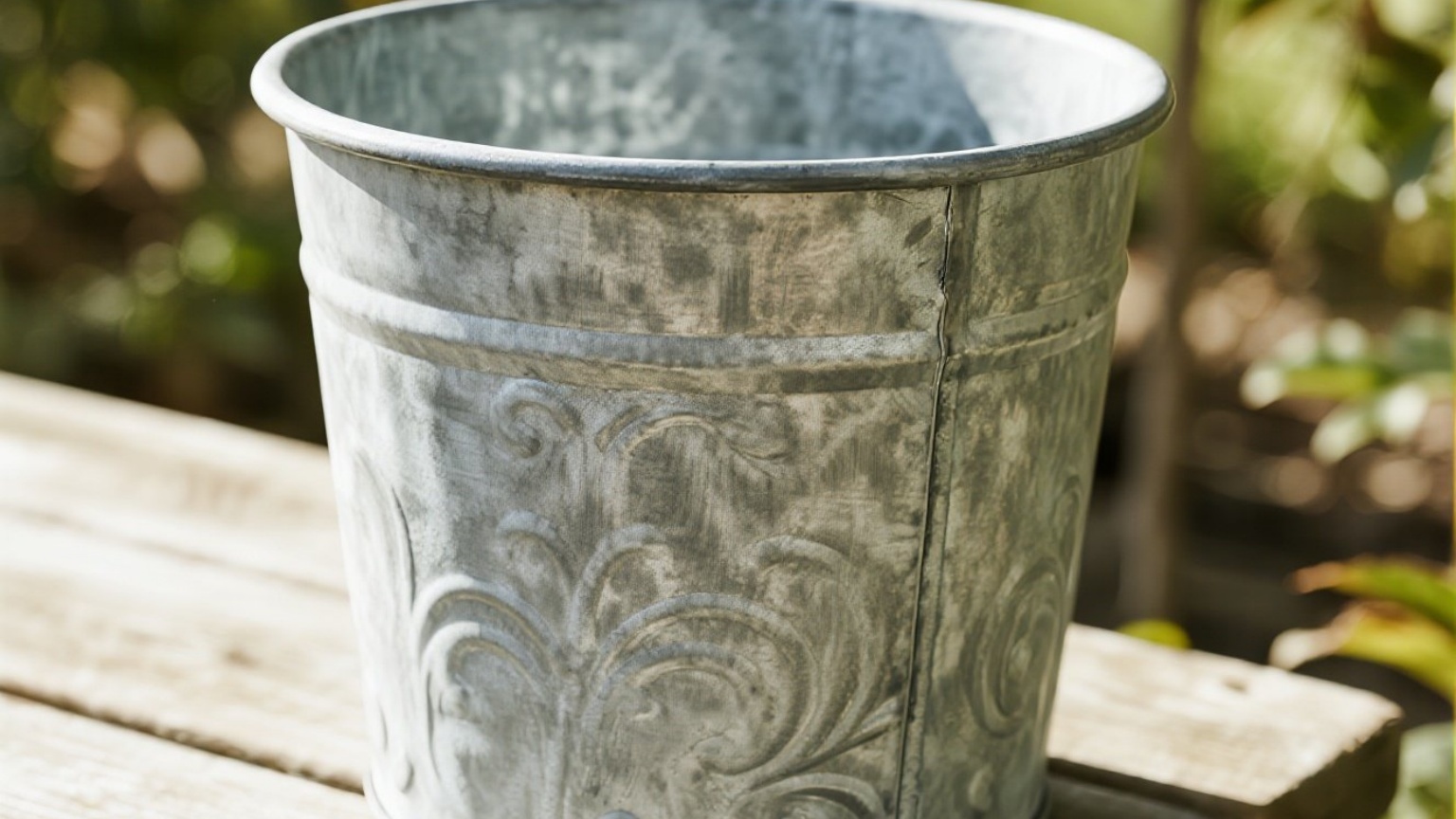 Garden aluminum flower pot​