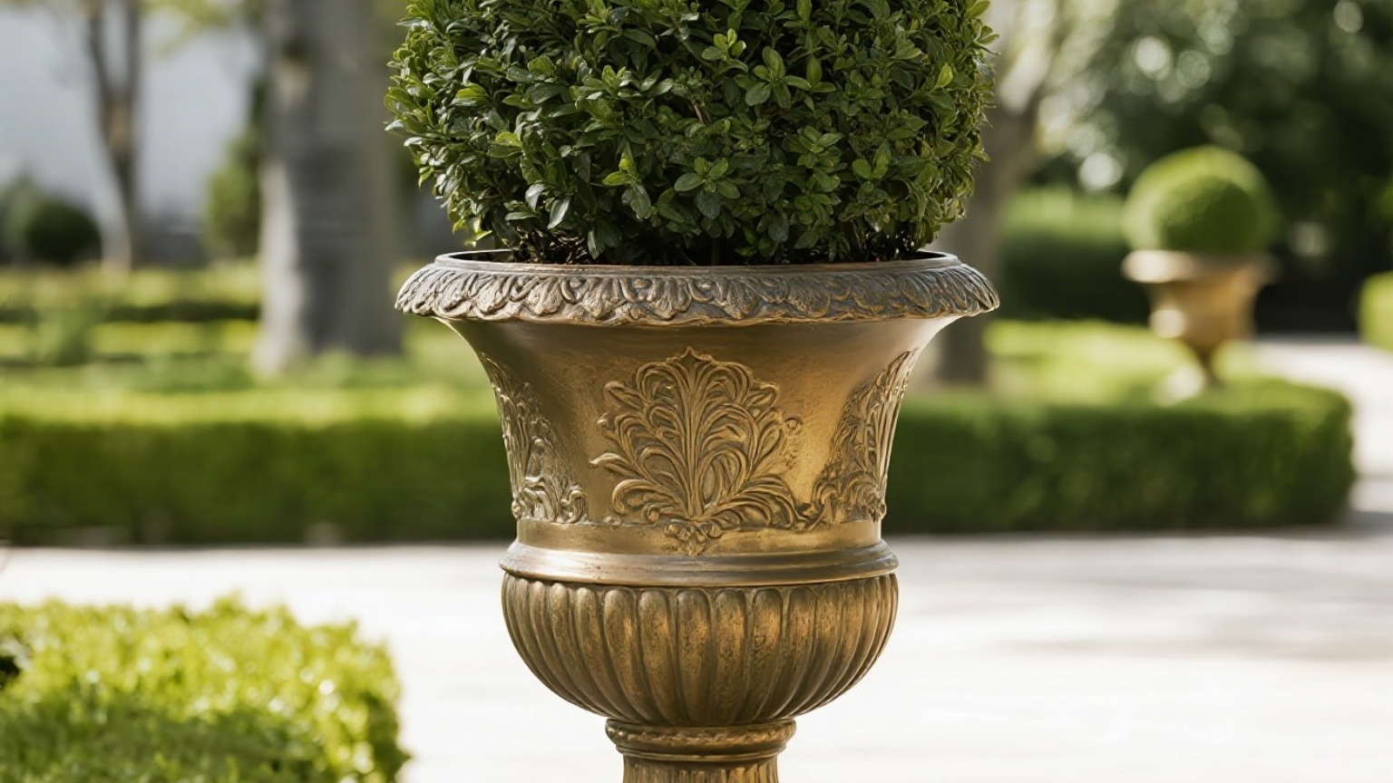 Residential custom flower pot