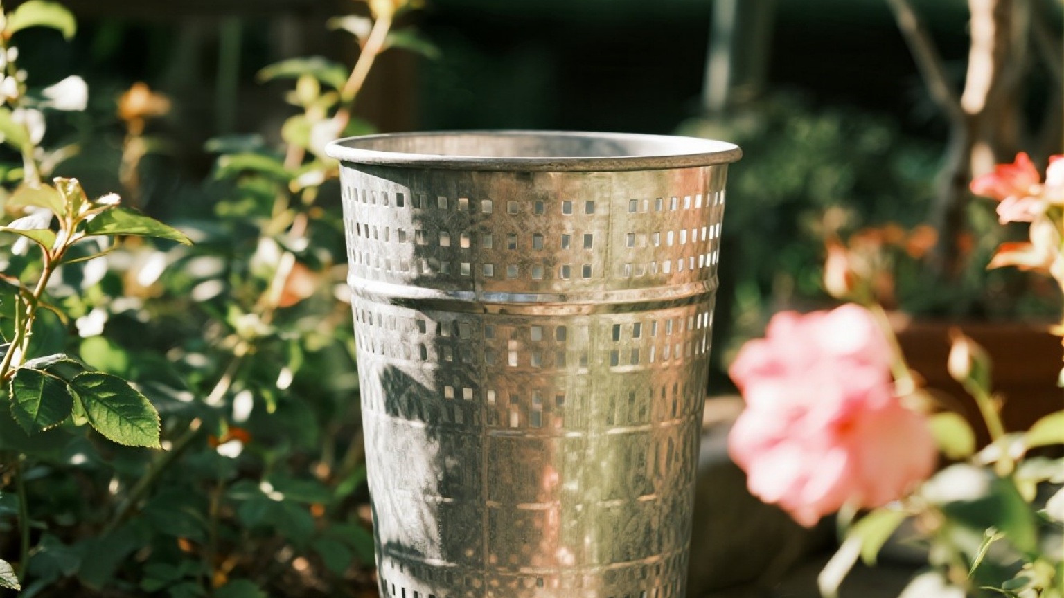 Weathering steel flower pot​