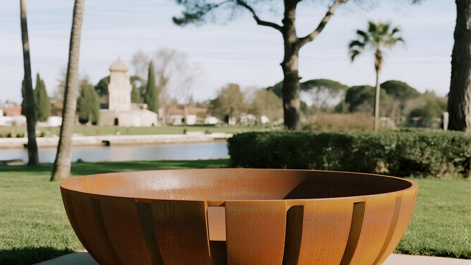 Weathering steel pot maintenance​