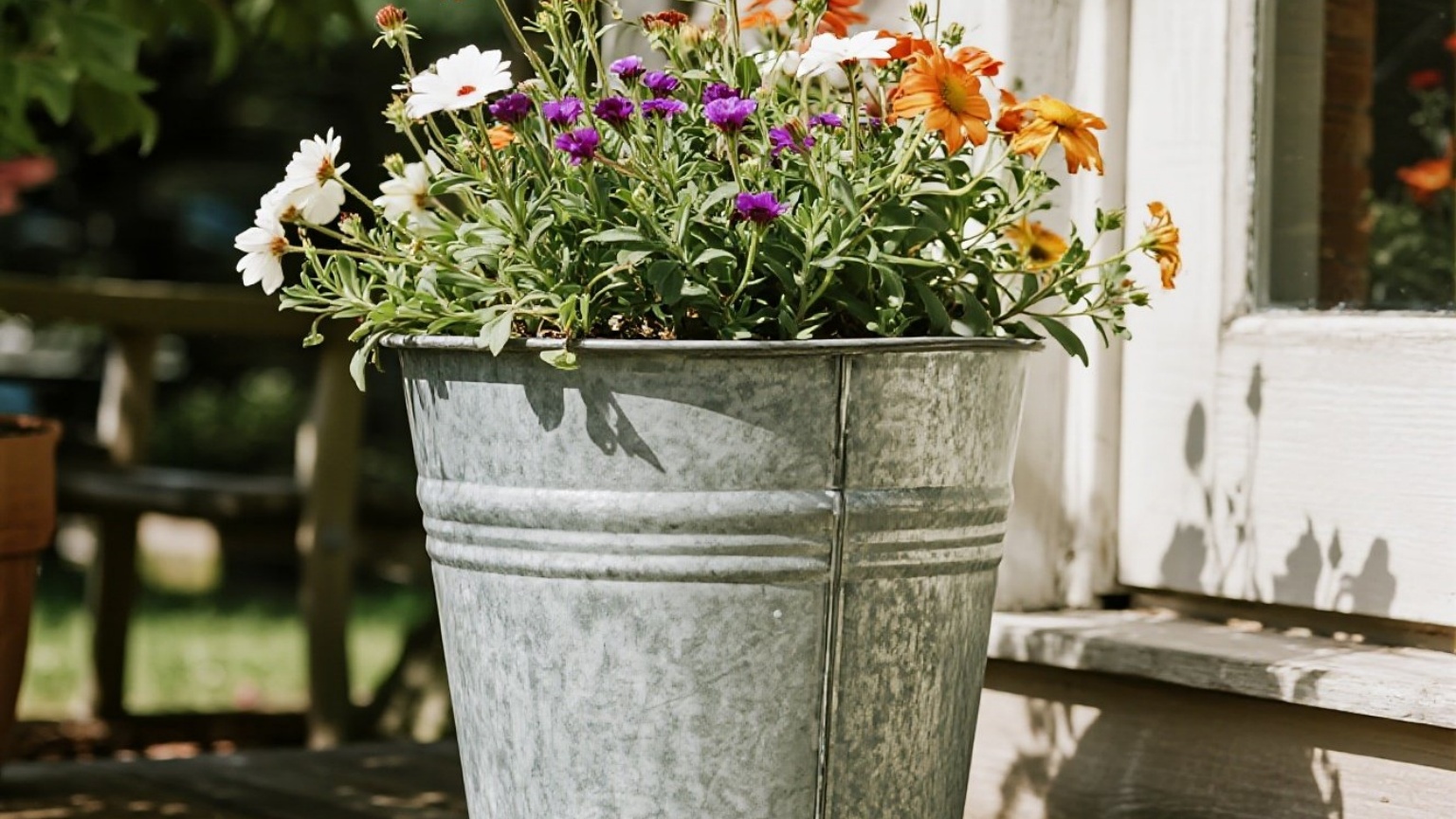 Balcony stainless steel pot
