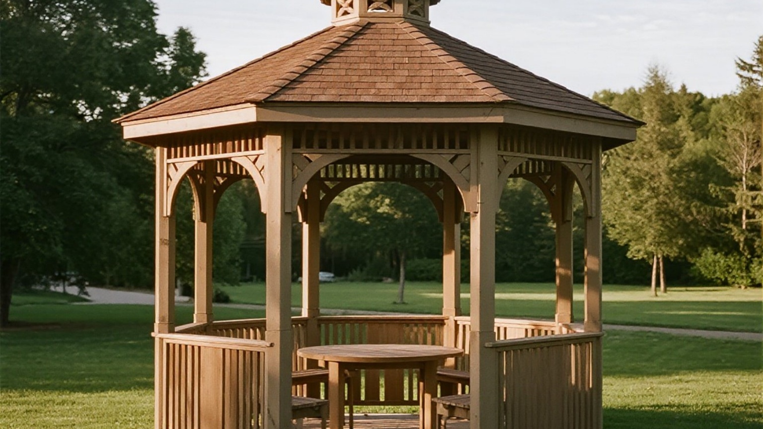 Garden aluminum pavilion