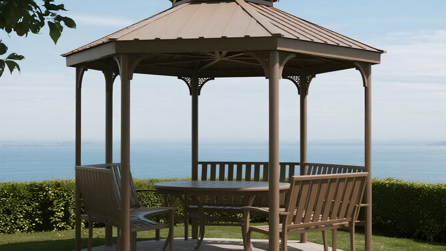Aluminum pavilion structure​