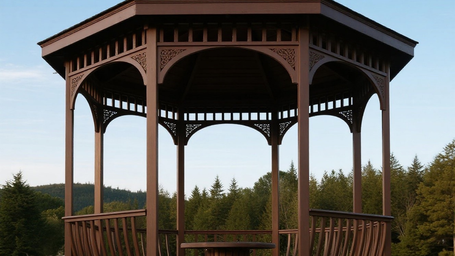 Durable aluminum pavilion