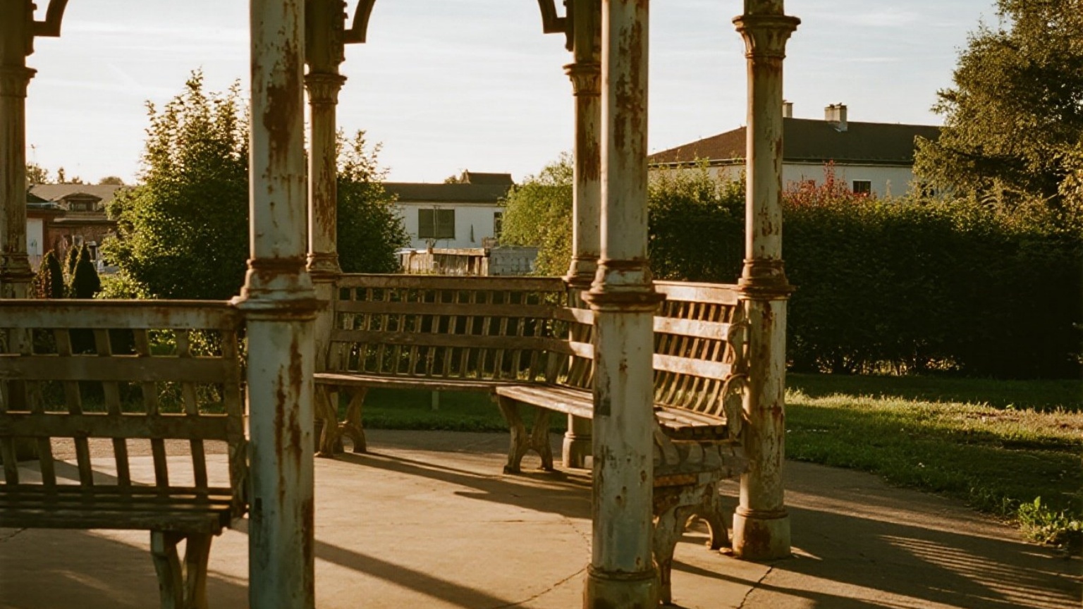 Large aluminum pavilion