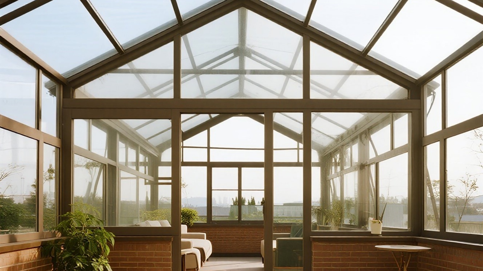 Aluminum-based metal material sunroom