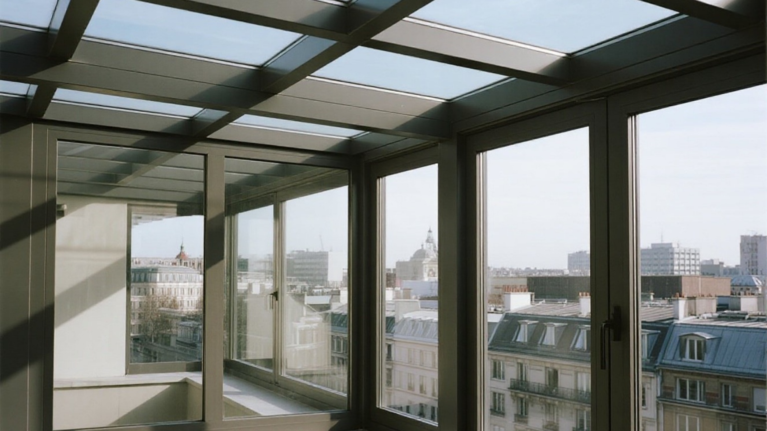 Metal material daylight room