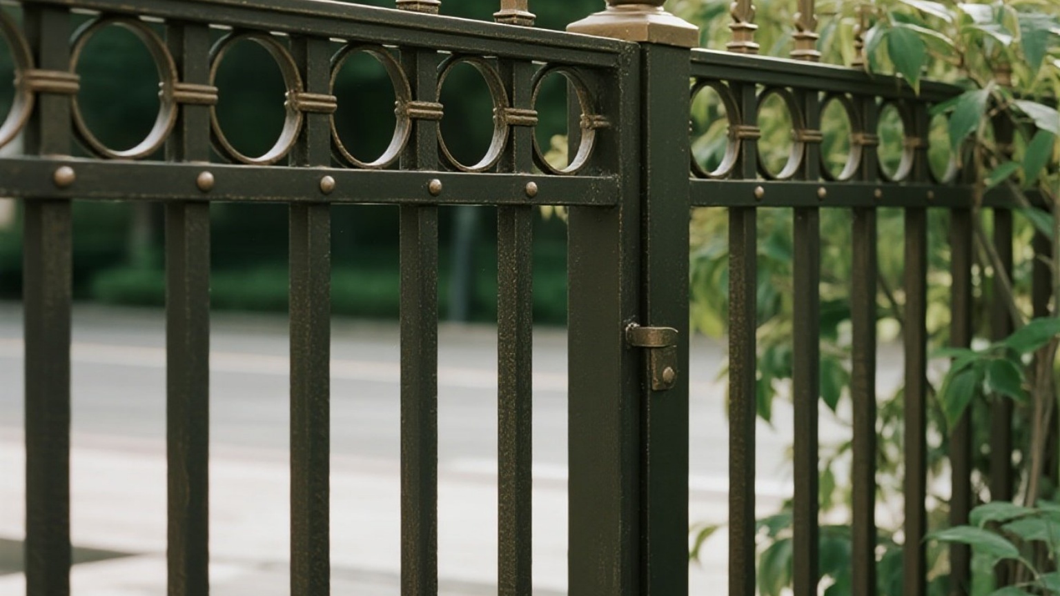 Small strip fence