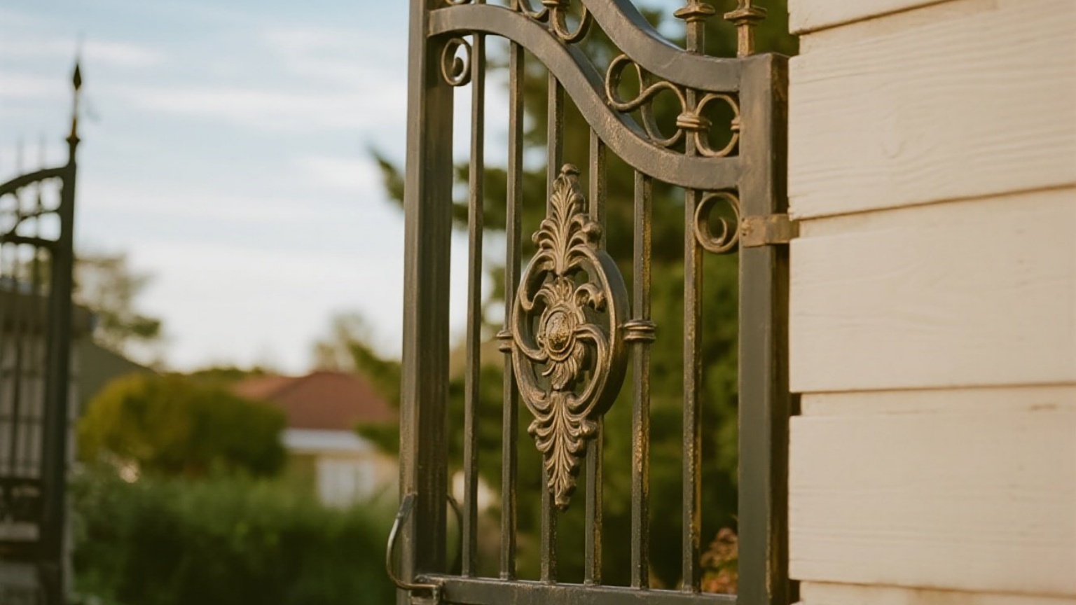 Premium carved fence