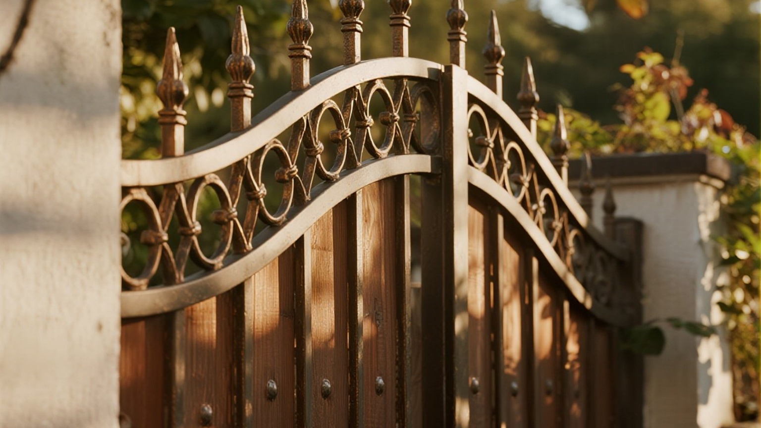 Yard fence and gate