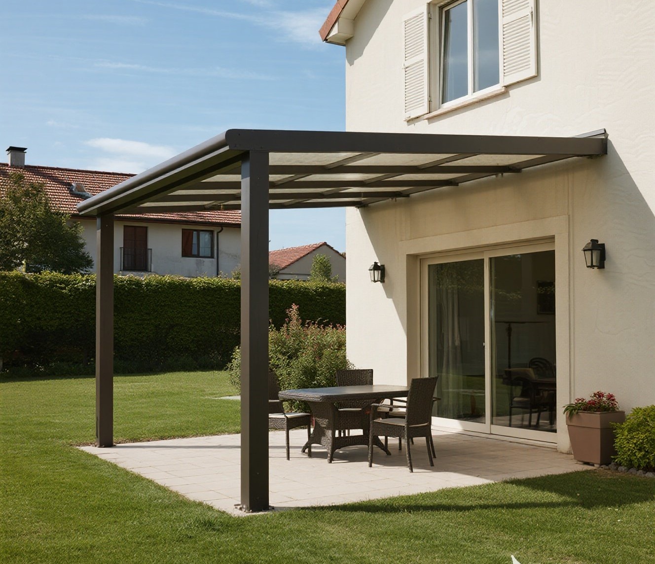 UV protection aluminum awning