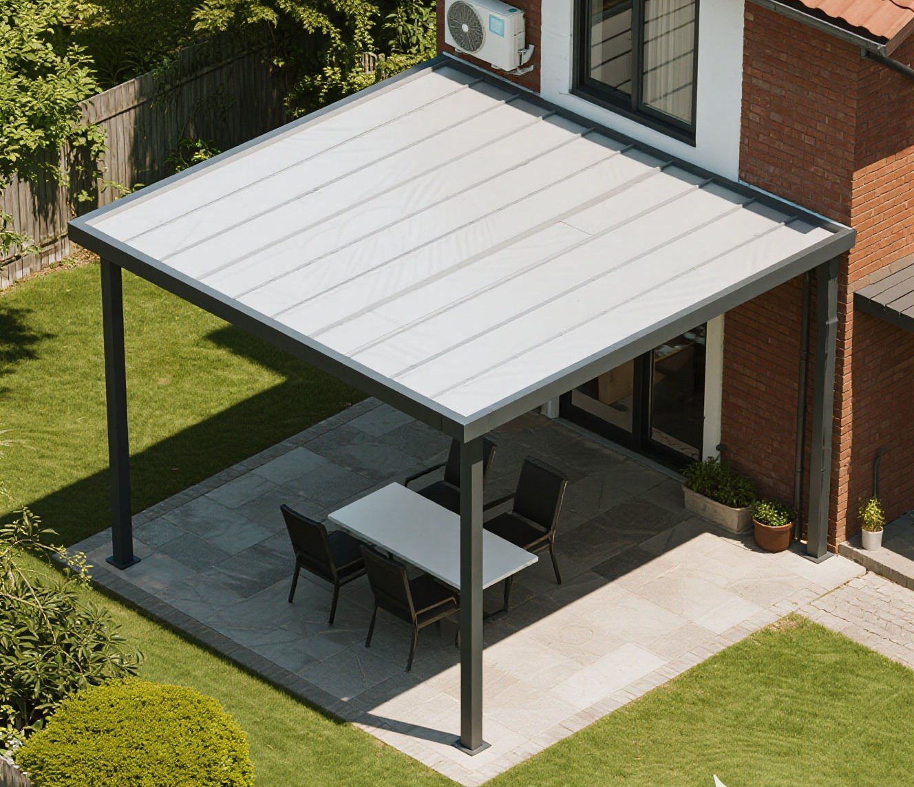 Aluminum awning design