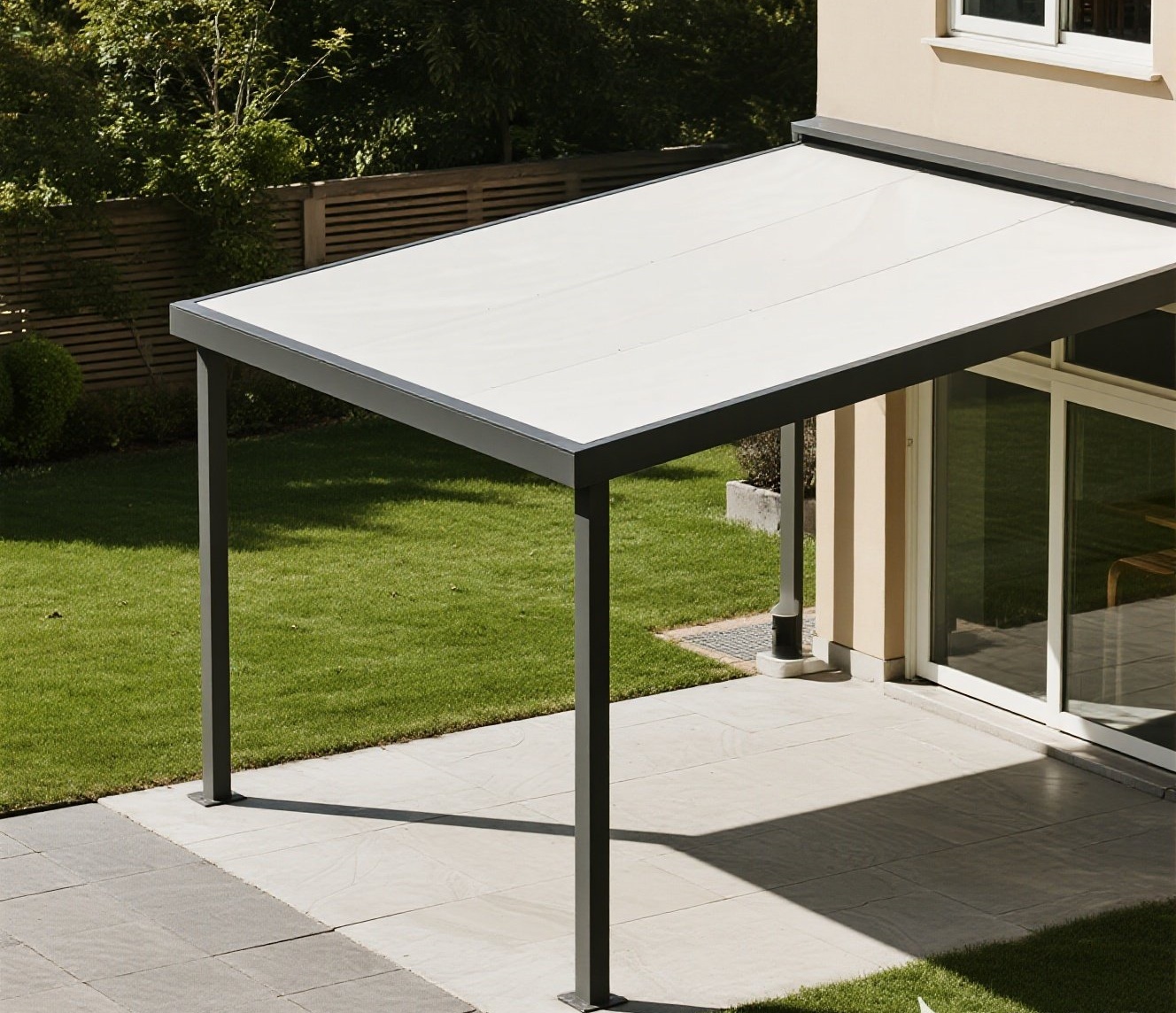 Classic aluminum awning