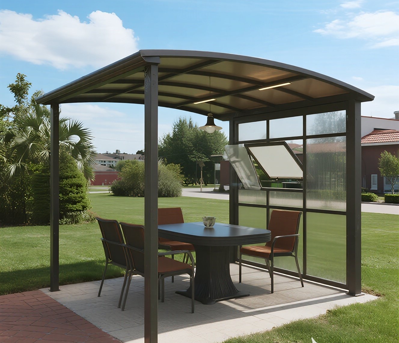 Aluminum awning kit