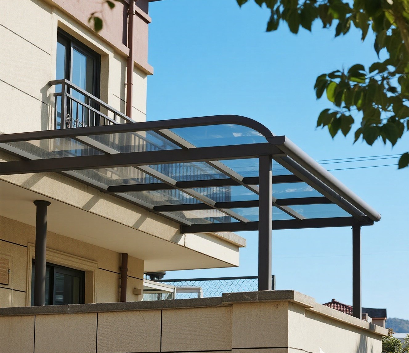 Garden aluminum awning