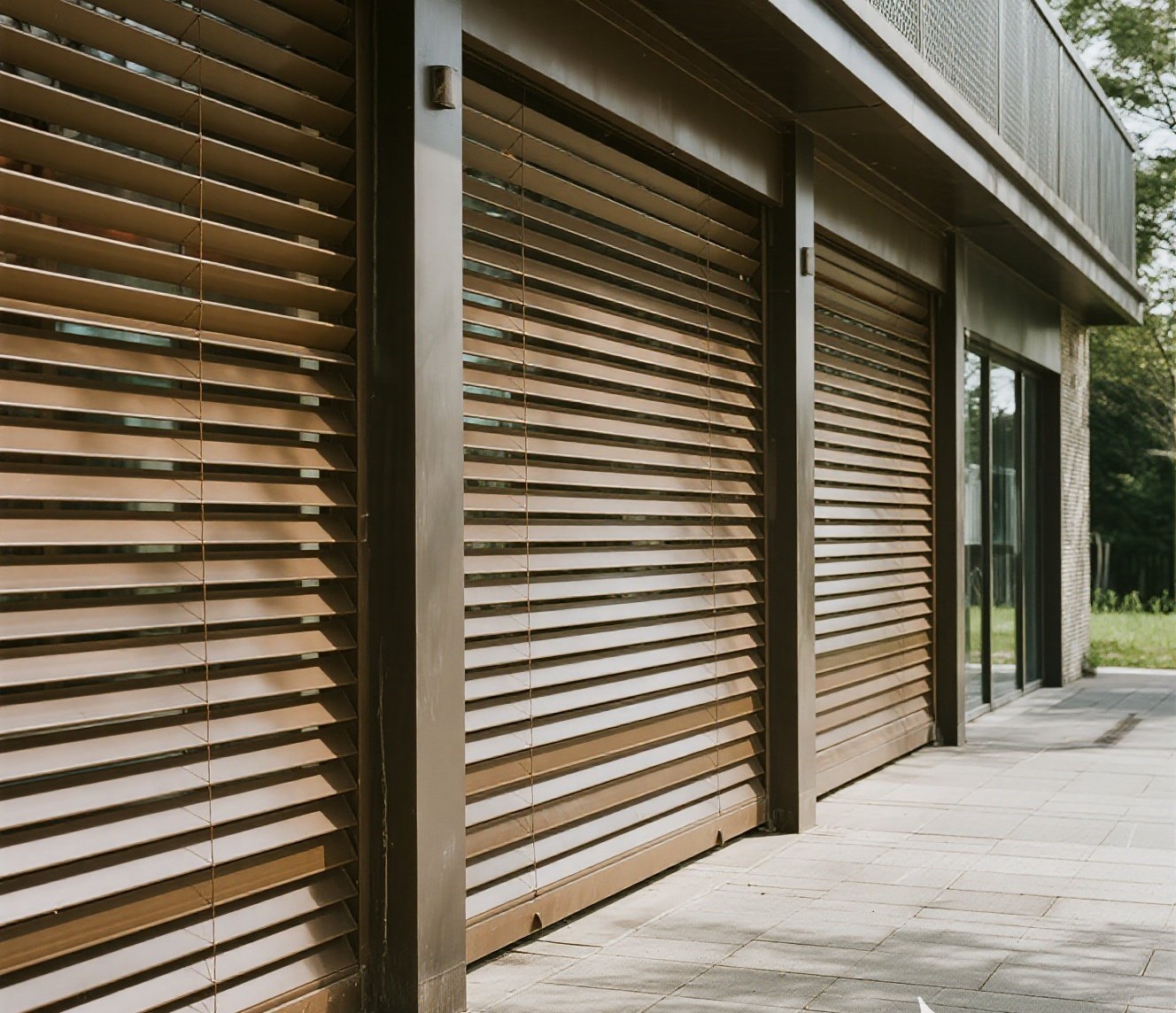 Mall aluminum awning
