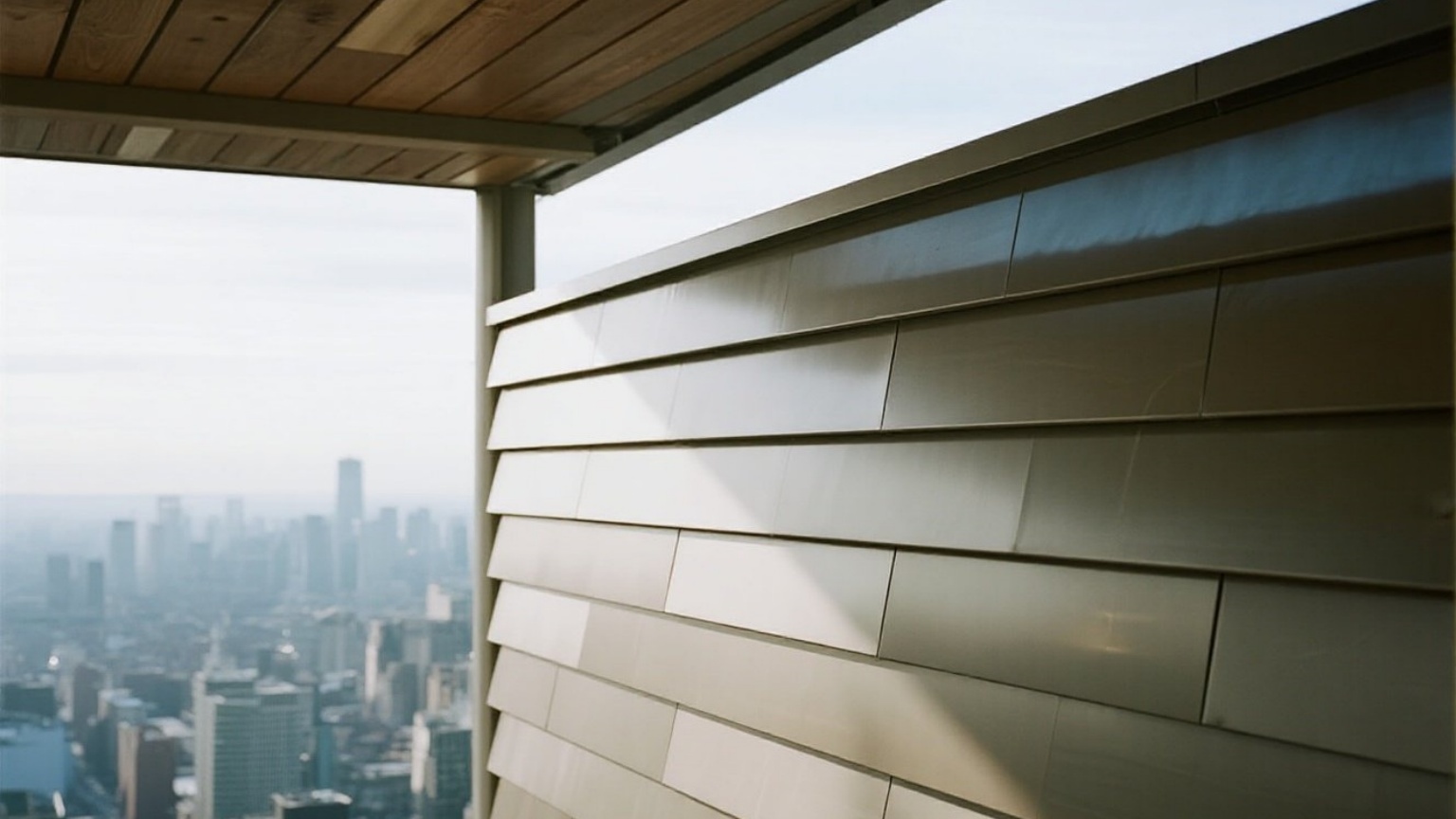 Durable roof wave panel