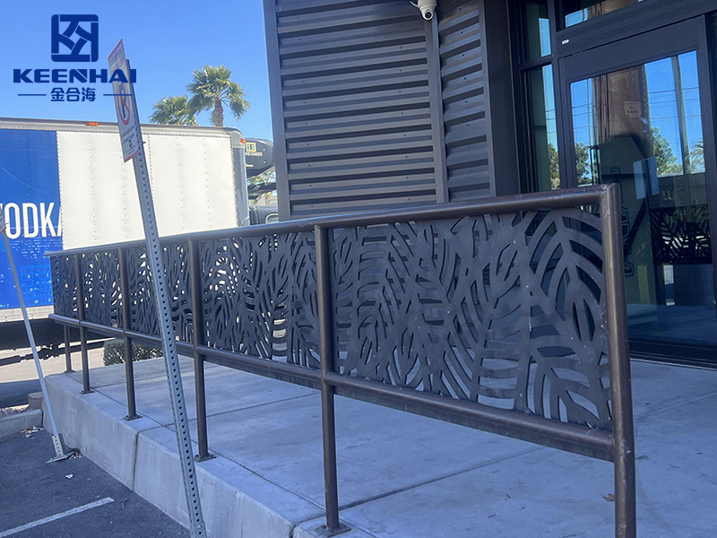 Carved Aluminum Fence