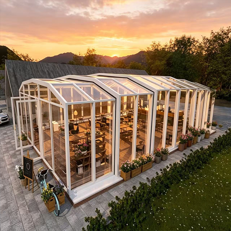 Curved Roof Movable Sunroom
