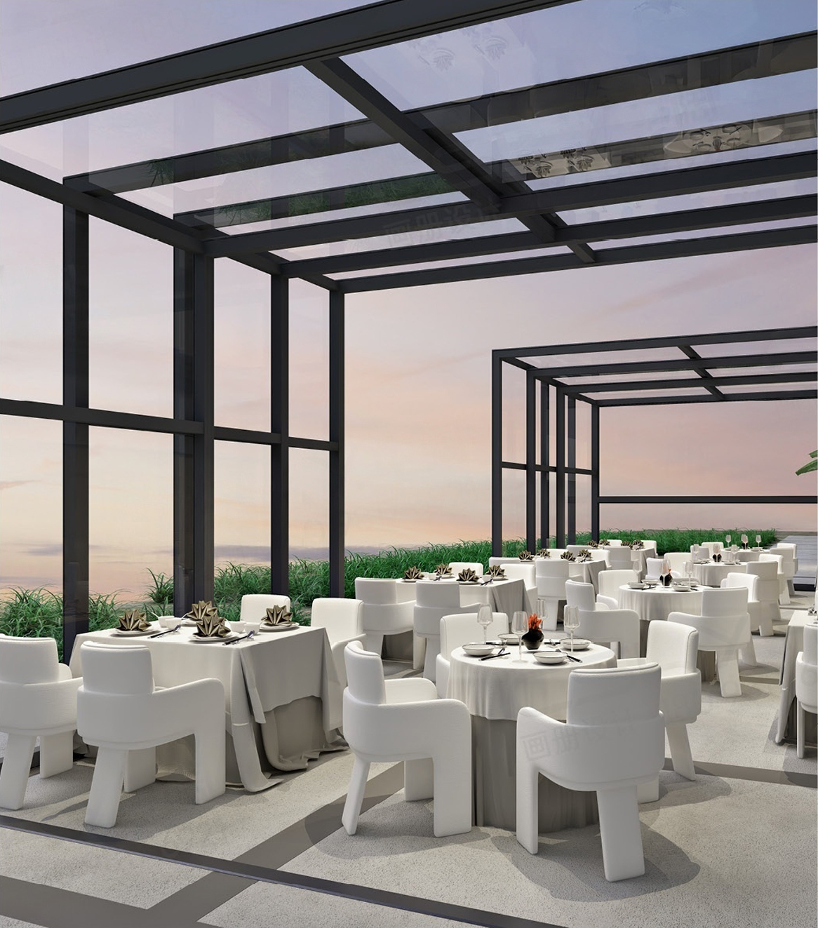 Modern Flat Roof Movable Sunroom
