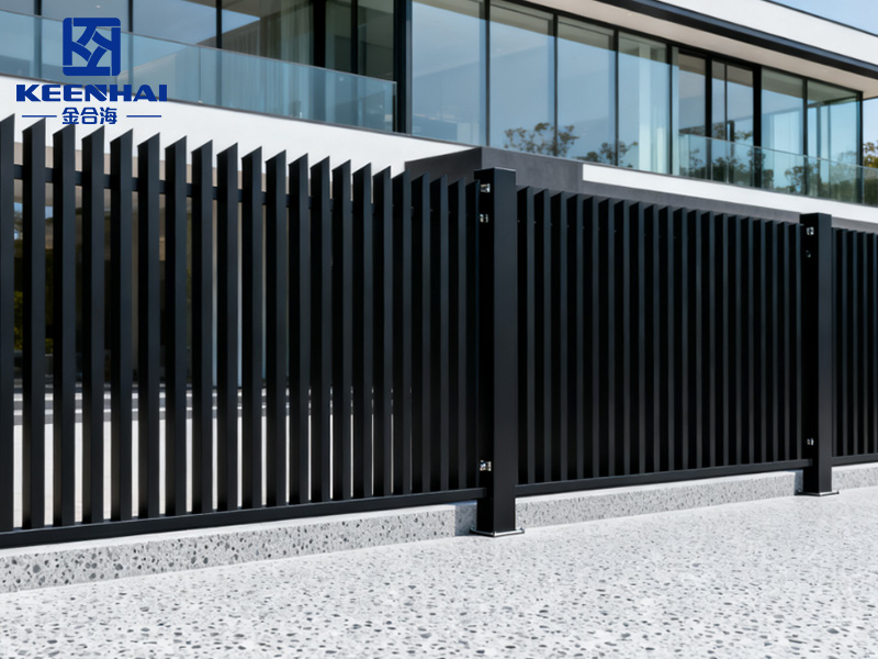 Sleek Aluminum Barrier